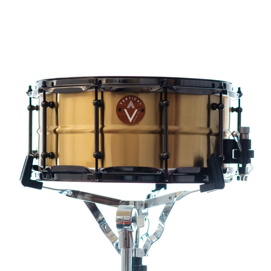 Vertical Drum Co. PATINA 'Chorus' 8×14 Beaded Black Nickel Brass Snare –  Red Cymbals & Drum Co.